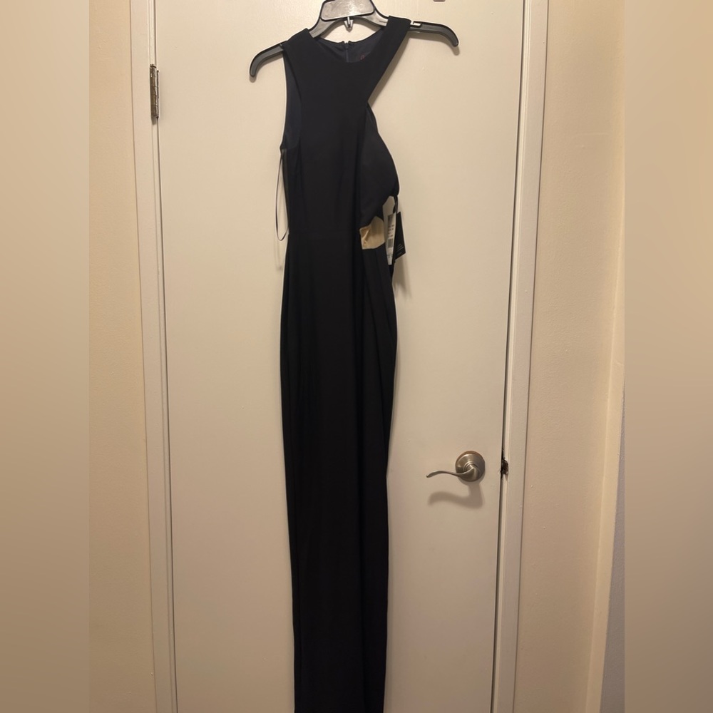 Agua long gown dress from Bloomingdales (Navy) - Picture 8 of 12